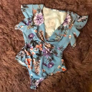 Fashion Nova Floral Bodysuit